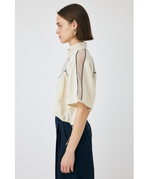 1日限定値下げ moussy PIPING VELOUR TRACK ジャケット PIPING HALF SLEEVE トラックジャケット（ナイロンジャケット