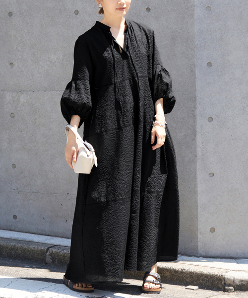 新品未使用】IENA 今季ティアードレースワンピース 38 ブラック