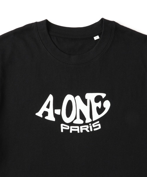 bonjour records（ボンジュールレコーズ）の「【A-one Paris/エーワン・パリ】 A-ONE T-Shirts（Tシャツ/カットソー・メンズ・ブラック・L/M/XL）」の4枚目の写真