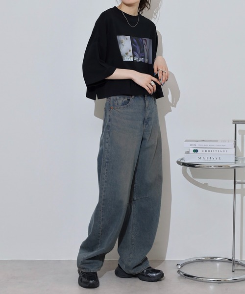 tシャツ hunch 紫外線で色が変わる。フォトプリント ロゴTシャツ レディース セール】hunch 紫外線で色が変わる。フォトプリント ロゴTシャツ