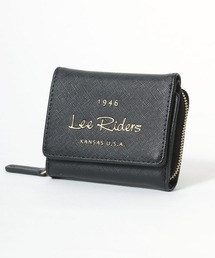 Lee（リー）の「Lee（リー）メタルロゴ合皮ラウンドファスナー三つ折財布/フェイクレザー ミニウォレット（財布）」