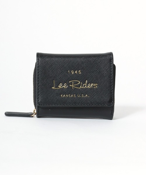 Lee(リー)の「Lee(リー)メタルロゴ合皮ラウンドファスナー三つ折財布/フェイクレザー ミニウォレット(財布・レディース・ブラック/ピンク/シルバー・FREE)」の5枚目の写真