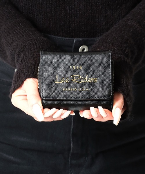 Lee(リー)の「Lee(リー)メタルロゴ合皮ラウンドファスナー三つ折財布/フェイクレザー ミニウォレット(財布・レディース・ブラック/ピンク/シルバー・FREE)」の22枚目の写真