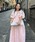 ANDRESD�i�A���h���X�h�j�́u�o�u���X���[�u�W���K�[�h�h���X / bubble sleeve jacquard dress�i�h���X�j�v�b�s���N
