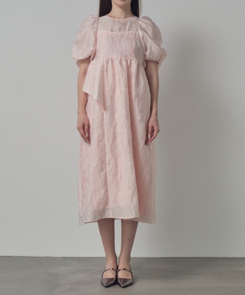 正式的 sleeve bubble jacquard バブルスリーブジャガード / dress スーツ・フォーマル・ドレス