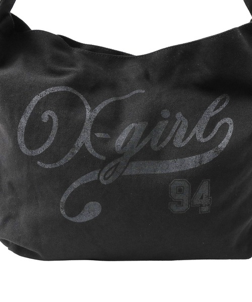 X-girl(エックスガール)の「LOGO AND NUMBER MESSENGER BAG(ショルダーバッグ・レディース・ブラック/ブラウン・ONE SIZE)」の10枚目の写真