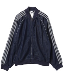 adidas(AfB_X)adidas ADICOLOR LOOSE SUPERSTAR DENIM STONE JACKET / AfB_X AfBJ[ [Y X[o[X^[ fj Xg[ WPbg(̑AE^[)