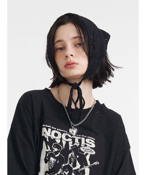 jouetie（ジュエティ）の「ビッグハートロングネックレス（ネックレス・レディース・ゴールド/シルバー・FREE）」の4枚目の写真