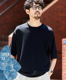 SUPER ICE CREW NECK KNIT TEE/スーパーアイス クルーネック ニットTシャツ