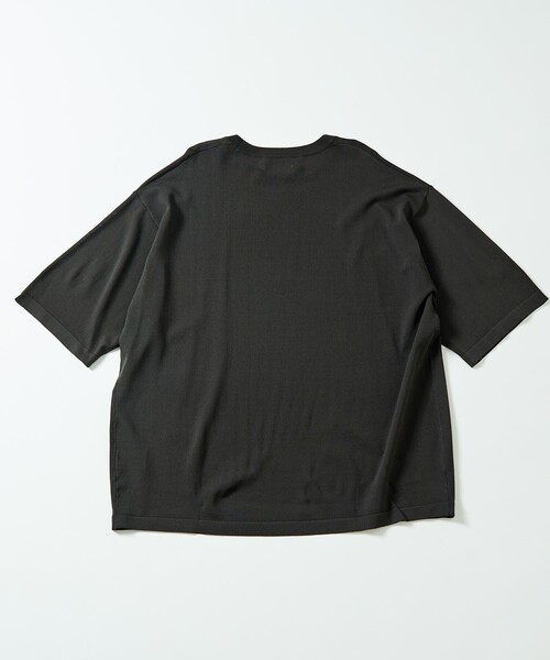FREAK'S STORE(フリークスストア)の「SUPER ICE CREW NECK KNIT TEE/スーパーアイス クルーネック ニットTシャツ(ニット/セーター・メンズ・ブルー/ブラック/ブラウン/チャコール・MEDIUM/LARGE)」の7枚目の写真