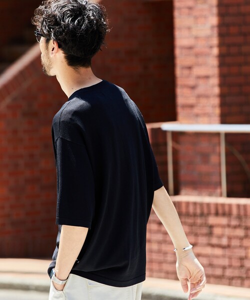 FREAK'S STORE(フリークスストア)の「SUPER ICE CREW NECK KNIT TEE/スーパーアイス クルーネック ニットTシャツ(ニット/セーター・メンズ・ブルー/ブラック/ブラウン/チャコール・MEDIUM/LARGE)」の14枚目の写真