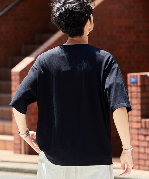 FREAK'S STORE(フリークスストア)の「SUPER ICE CREW NECK KNIT TEE/スーパーアイス クルーネック ニットTシャツ(ニット/セーター・メンズ・ブルー/ブラック/ブラウン/チャコール・MEDIUM/LARGE)」の15枚目の写真