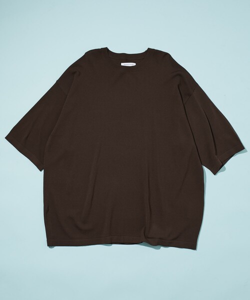 FREAK'S STORE(フリークスストア)の「SUPER ICE CREW NECK KNIT TEE/スーパーアイス クルーネック ニットTシャツ(ニット/セーター・メンズ・ブルー/ブラック/ブラウン/チャコール・MEDIUM/LARGE)」の21枚目の写真