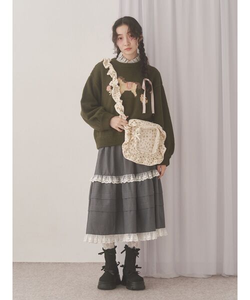 merry jenny（メリージェニー）の「<ぬい活>お花のぬいぐるみショルダーバッグ（ショルダーバッグ・レディース・ピンク/イエロー/ブルー/アイボリー・FREE）」の12枚目の写真