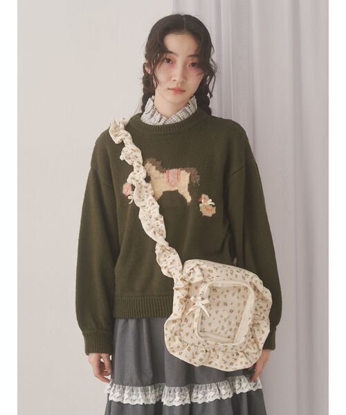 merry jenny（メリージェニー）の「<ぬい活>お花のぬいぐるみショルダーバッグ（ショルダーバッグ・レディース・ピンク/イエロー/ブルー/アイボリー・FREE）」の13枚目の写真