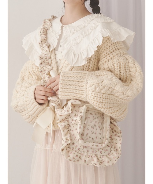 merry jenny（メリージェニー）の「<ぬい活>お花のぬいぐるみショルダーバッグ（ショルダーバッグ・レディース・ピンク/イエロー/ブルー/アイボリー・FREE）」の4枚目の写真