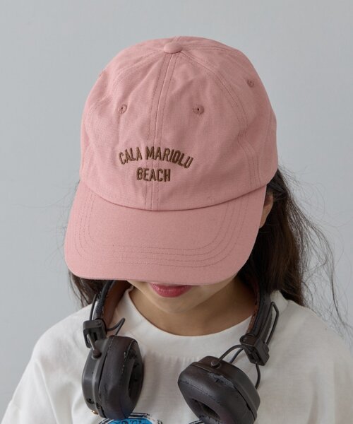 CIAOPANIC TYPY(チャオパニックティピー)の「【KIDS】アソート柄刺繍CAP(ハット・キッズ・アイボリー/ピンク/ブラウン/チャコールグレー・ONE SIZE)」の9枚目の写真