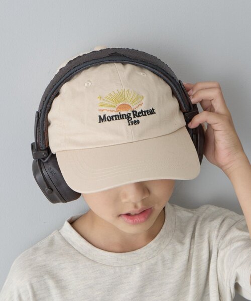 CIAOPANIC TYPY(チャオパニックティピー)の「【KIDS】アソート柄刺繍CAP(ハット・キッズ・アイボリー/ピンク/ブラウン/チャコールグレー・ONE SIZE)」の11枚目の写真
