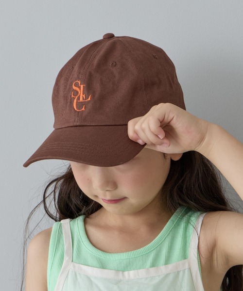 CIAOPANIC TYPY(チャオパニックティピー)の「【KIDS】アソート柄刺繍CAP(ハット・キッズ・アイボリー/ピンク/ブラウン/チャコールグレー・ONE SIZE)」の3枚目の写真