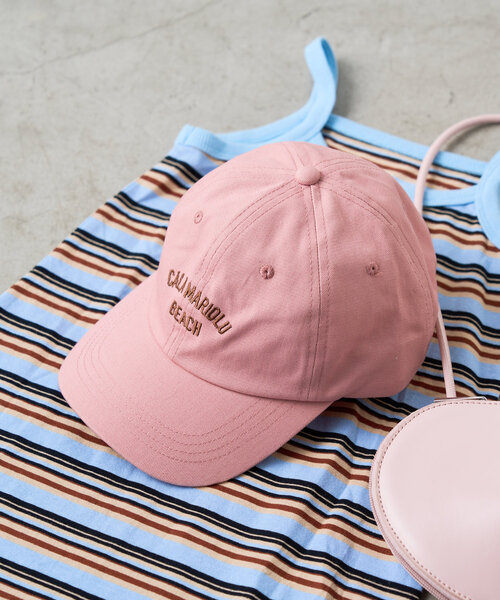 CIAOPANIC TYPY(チャオパニックティピー)の「【KIDS】アソート柄刺繍CAP(ハット・キッズ・アイボリー/ピンク/ブラウン/チャコールグレー・ONE SIZE)」の8枚目の写真