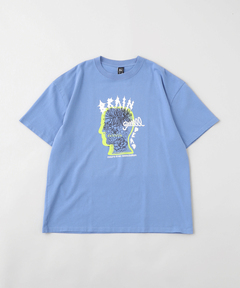 Brain Dead クルーネックスウェットシャツ ブルー FW24/25 Brain Dead クルーネックスウェットシャツ ブルー FW24/25