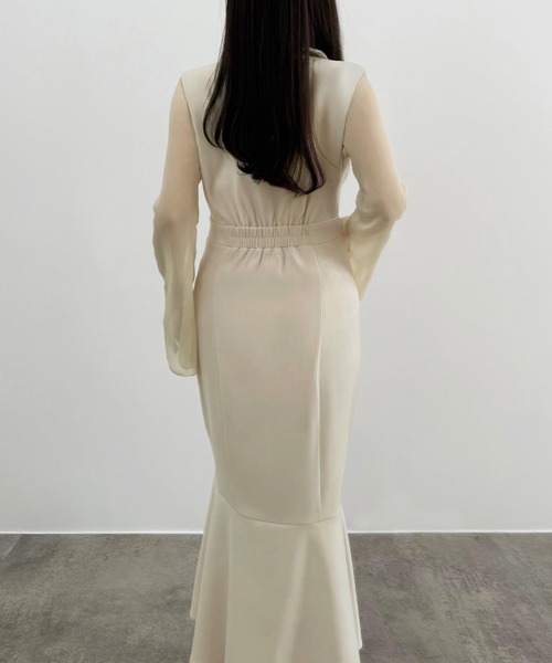 CENEA（セネア）の「シアートップス＋テーラードマーメイドジャンパースカートset（ジャンパースカート・レディース・ブラック/チャコール/モカ/ブラウン系その他/アイボリー・MEDIUM/SMALL/LARGE/X-LARGE）」の17枚目の写真