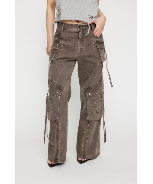goa パンツ GUAPI グアピ カーゴパンツ Obsidian Black Extra Baggy Cargos