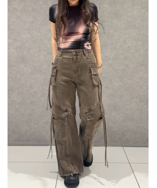 WIDE FLARE CARGO パンツ（カーゴパンツ）｜LAGUA GEM