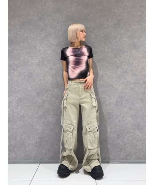 WIDE FLARE CARGO パンツ（カーゴパンツ）｜LAGUA GEM