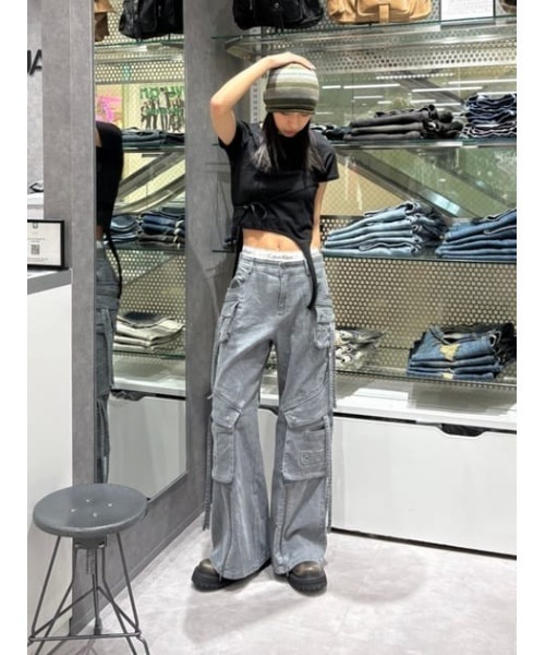 WIDE FLARE CARGO パンツ（カーゴパンツ）｜LAGUA GEM