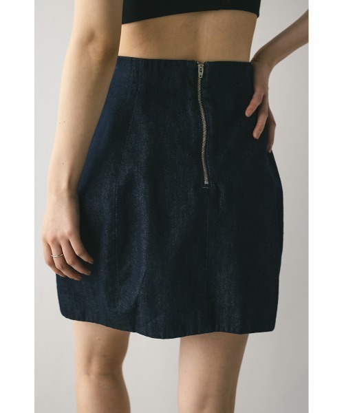 STYLEMIXER(スタイルミキサー)の「デニムミニスカートパンツ(スカート・レディース・インディゴブルー・SMALL/MEDIUM)」の4枚目の写真