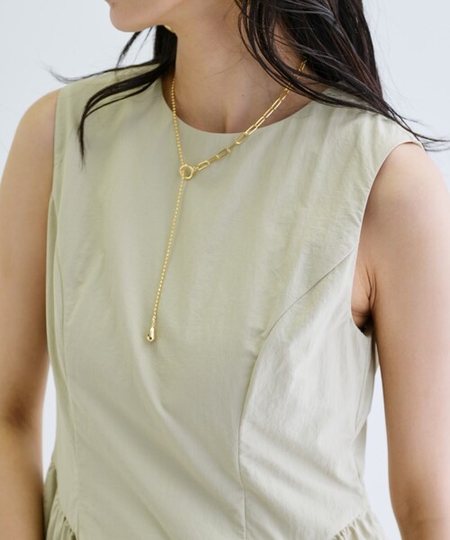 GALLEST(ギャレスト)の「ナイロンタスランワンピース(ワンピース・レディース・ブラック/ベージュ・38)」の9枚目の写真