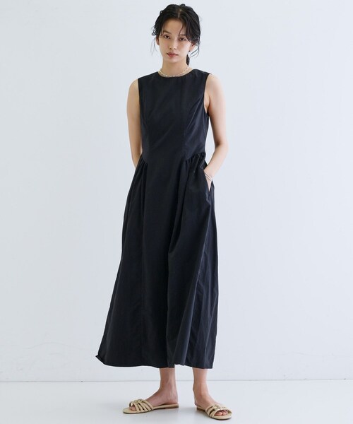 GALLEST(ギャレスト)の「ナイロンタスランワンピース(ワンピース・レディース・ブラック/ベージュ・38)」の11枚目の写真