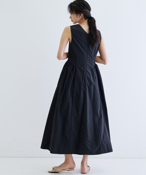 GALLEST(ギャレスト)の「ナイロンタスランワンピース(ワンピース・レディース・ブラック/ベージュ・38)」の13枚目の写真