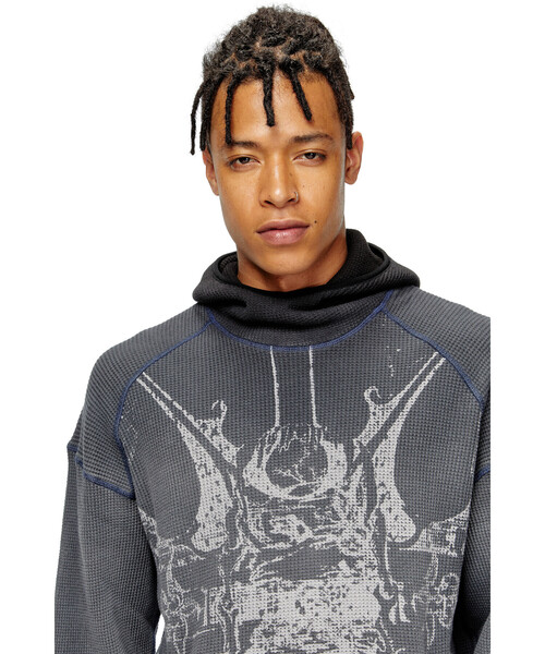 【DS25FW046】DIESEL メンズ プルオーバーパーカー A19295 0PKAM メンズ プルオーバーパーカー S-WAF-HOOD-NEW（パーカー