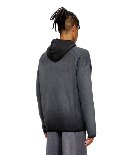 Vardo パデッドパーカー FADE WASH CADET PATCH H/Z HOOD/フェイドウォッシュ カデット