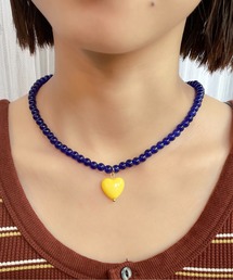 HIKA（ヒカ）の「【HIKA／ヒカ】ハートモチーフビーズネックレス（ネックレス）」