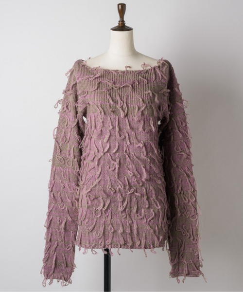 fringe shaggy knit / フリンジシャギーニット（ニット/セーター