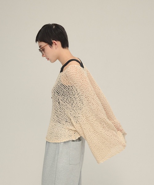 ニット セーター 「eL」5G Crush Pullover LS/306887 レディース ニットセーター カラーグラデーションニット レディース[品番