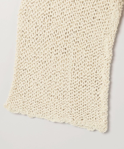 eL(エル)の「【eL】1.5G Wide Loose Pullover/496982(ニット/セーター・レディース・ネイビー/アイボリー・FREE)」の6枚目の写真