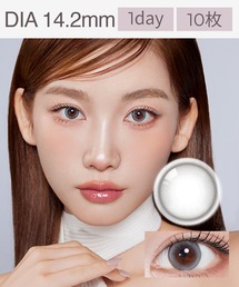 OLOLA（オロラ）の「Olola 1day MODISH Gray カラコン(1日タイプ10枚入り)（コンタクトレンズ・カラコン）」