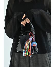 STYLE DELI（スタイルデリ）の「【BLK001】マルチカラーバッグチャーム（キーホルダー）」