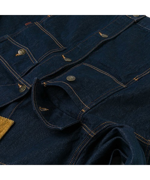 【Timberland】デニムカバーオール 濃紺 サイズ:XL デニム ジャケット メンズ（デニムジャケット）｜Timberland