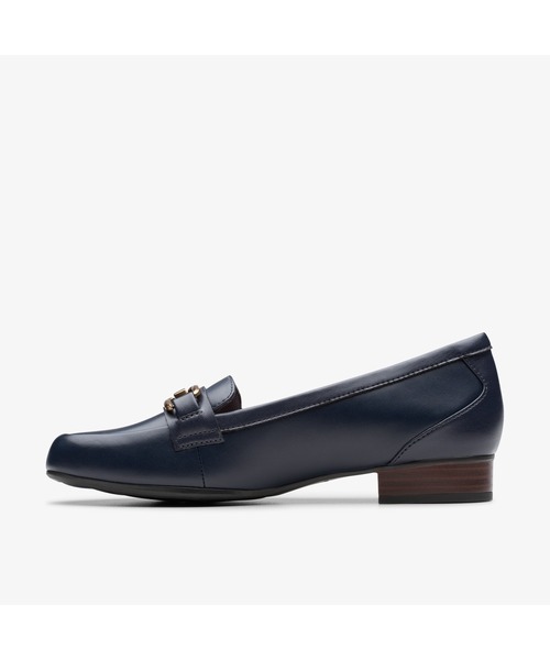 Clarks(クラークス)の「Juliet Echo / ジュリエットエコー(ネイビーレザー)(ローファー・レディース・ネイビー・UK4.5/UK4/UK3.5/UK3/UK6/UK5.5/UK5)」の2枚目の写真