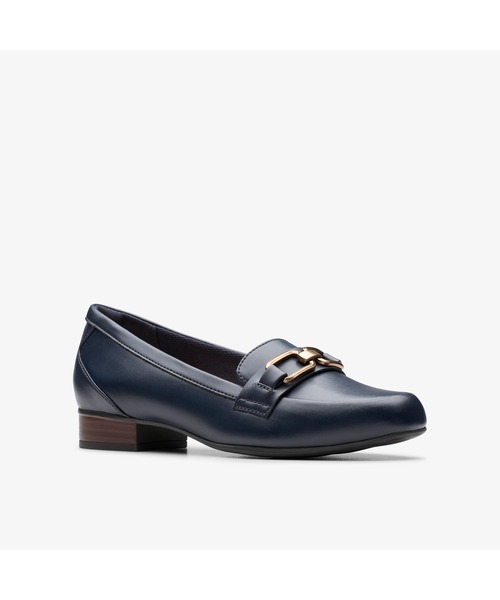 Clarks(クラークス)の「Juliet Echo / ジュリエットエコー(ネイビーレザー)(ローファー・レディース・ネイビー・UK4.5/UK4/UK3.5/UK3/UK6/UK5.5/UK5)」の4枚目の写真