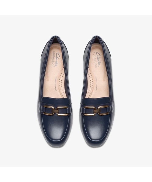 Clarks(クラークス)の「Juliet Echo / ジュリエットエコー(ネイビーレザー)(ローファー・レディース・ネイビー・UK4.5/UK4/UK3.5/UK3/UK6/UK5.5/UK5)」の6枚目の写真