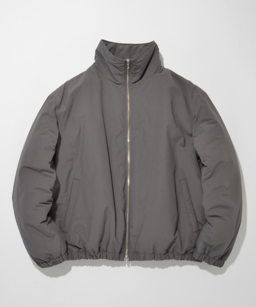 SUPERTHANKS（スーパーサンクス）の「Wファスナージャケットブルゾン(コットンナイロン)Zip-up Padded Short Jacket（ブルゾン・メンズ・ブラック/グレイッシュベージュ/チャコールグレー・L/M/S）」の19枚目の写真