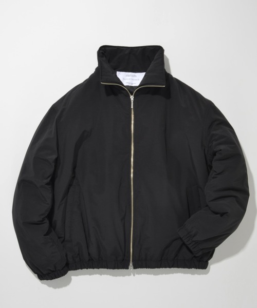 SUPERTHANKS（スーパーサンクス）の「Wファスナージャケットブルゾン(コットンナイロン)Zip-up Padded Short Jacket（ブルゾン・メンズ・ブラック/グレイッシュベージュ/チャコールグレー・L/M/S）」の12枚目の写真