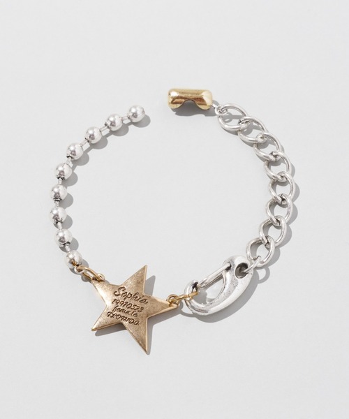 GOLDY（ゴールディ）の「ソフィア スター ID プレート ブレスレット（ブレスレット・レディース・シルバー系その他/シルバー系その他2/シルバー×ゴールド/シルバー・FREE）」の12枚目の写真