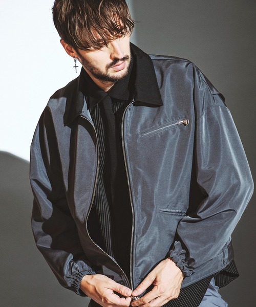 セール】【NO ID.】Big Swing Top Blouson / ビッグ スイング トップ